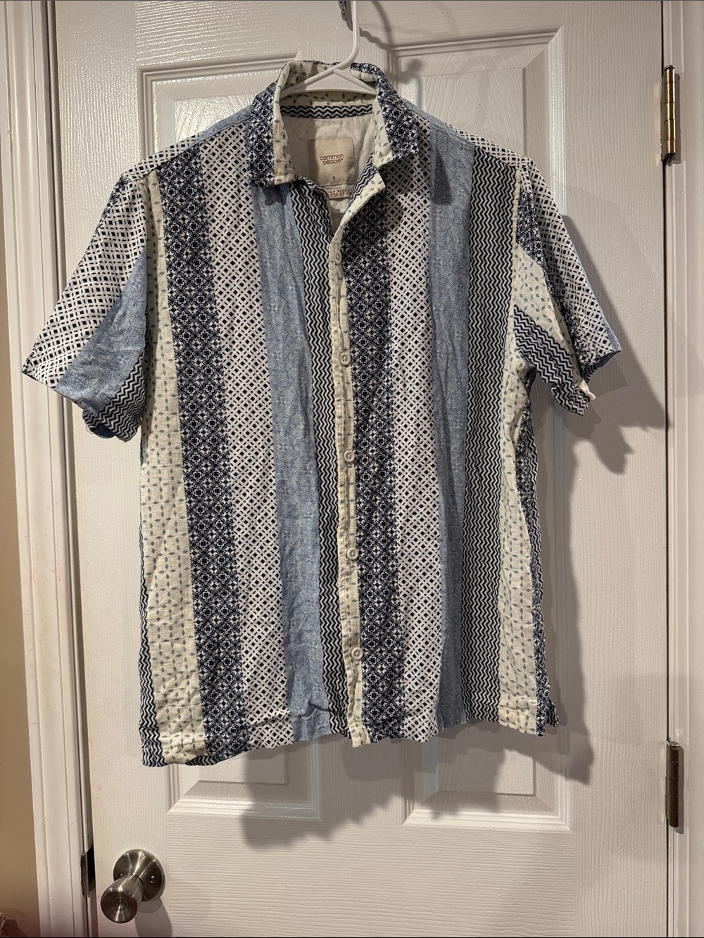 Common People linen blend button up size small